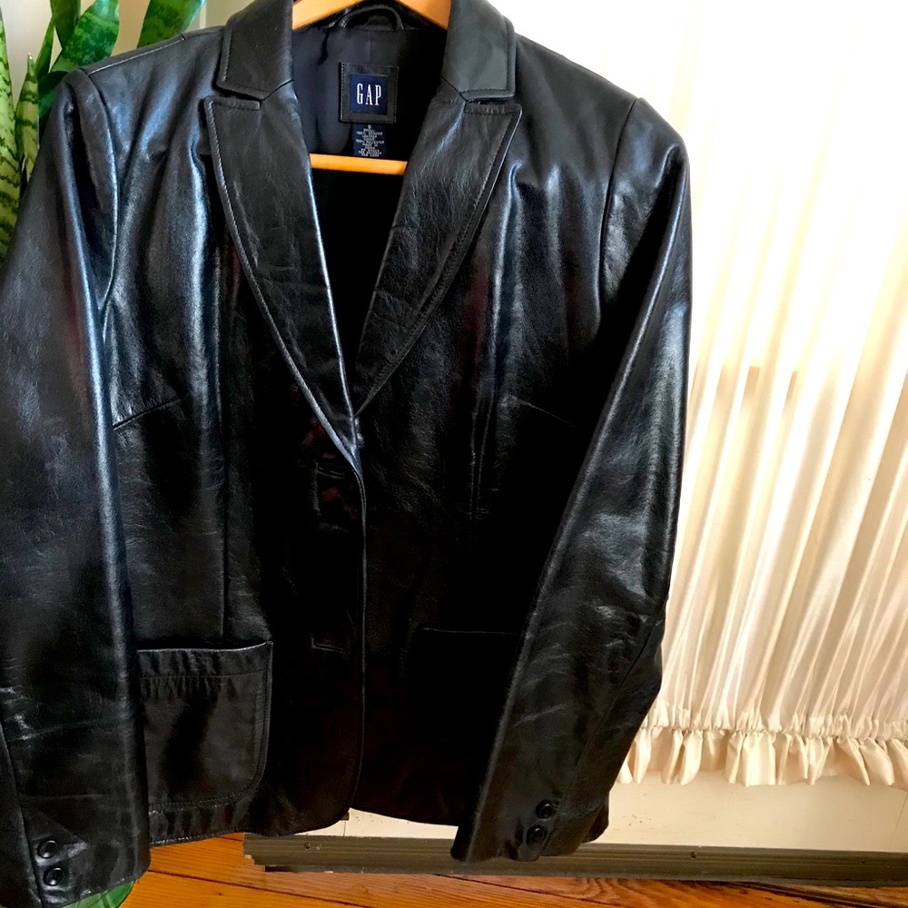 Leather Blazer